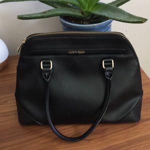 Calvin Klein black work bag